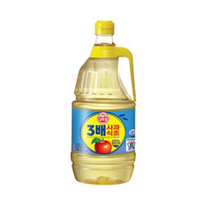 업소용 오뚜기 3배사과식초 급식실용, 1.8L, 1박스