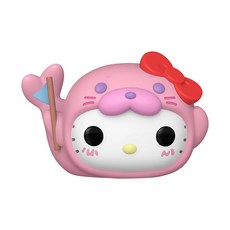 Funko Hello Kitty海豹造型公仔 可愛收藏擺件 療癒系桌面裝飾 送禮自用皆宜, 1個