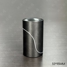 MMMH 懷舊風鐵盒茶葉罐, 銀灰色5.5x9.5cm, 1個