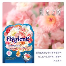 Hygiene 香氛包 衣櫃除味 房間清新 留香持久 車載香包, 1個, 1袋【陽光之吻】