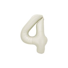 연지마켓 숫자 은박 풍선 대형, 크림 4