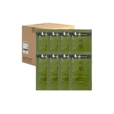 댕기머리 서린 쉐이빙폼 4ml x 100개 일회용 업소용, 댕기머리 서린 샴푸 8ml x 100개 일회용 업소용
