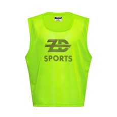 [ZD SPORTS] ZD 트레이닝 팀조끼 [형광연두], FREE