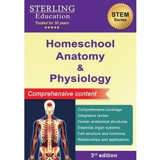 (英文圖書)Homeschool Anatomy and Physiology: Comprehensive Content 平裝版, Sterling Education, 英文