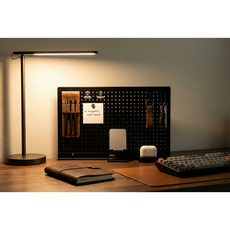 [스틸팩토리] 벽고정형 스탠드형 철제 타공판 페그보드 소품걸이 악세서리 정리대, 화이트 벽고정형 30x60, 1개