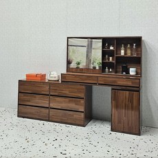 확장형 화장대 루비나 1200 서랍형, 멀바우