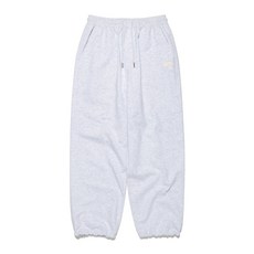 매장정품 리 LEE 펠트 트위치 로고 스웻 팬츠 라이트그레이 LE2601PT33LG 656453