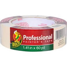 덕 화가용 테이프 4인치 x 60야드 베이지 싱글 롤362489, 1.41 Inches by 60, Single Roll