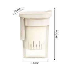 raee 乳清分離器 冷萃壓縮神器, 1個, 白色-酸奶過濾杯-贈濾布