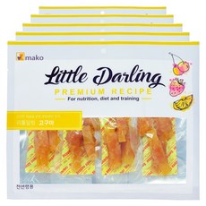 마코펫 강아지 리틀달링 건조간식, 고구마, 300g, 5개