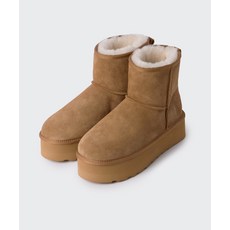 무신사 스탠다드 MUSINSA STANDARD WOMAN 윈터 퍼그 플랫폼 부츠 [라이트 브라운] MEEFB9A05-LR 103256