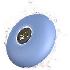 수영용 SONR 뮤직 방수 MP3 플레이어 골전도 수중 헤드폰 오픈 워터 & 트라이애슬론 훈련 무선 클리어 사운드 블루투스가 장착된 이어 플레이어Azure Blue, Azure Blue