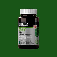 인테로 스피루리나 스피룰리나 580mg 180정 1개 3개월분 대용량 캐나다 직수입 항산화 본품 597191