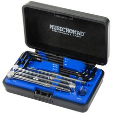 Music Nomad MN235 吉他板手工具盒 電吉他貝斯調整配件, 1個