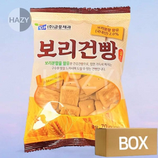 헤이지 금풍제과 보리건빵 추억의간식 곡물과자 추억의과자 건빵과자, 70g, 1박스