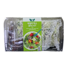 피그인더가든 데일리믹스 샐러드키트 3입 드레싱 포함, 3개, 80g