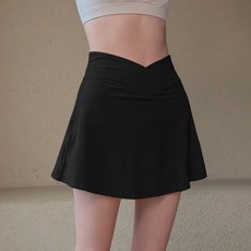 運動短裙女假兩件半身裙夏季速幹跑步遮臀防走光透氣網球瑜伽裙褲
