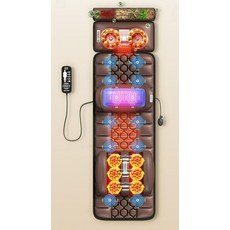 마사지매트 누워서하는안마기 안마매트 접이식 전신 가죽 최상위 에디션 18-in-1 128 발 A, 플래그십 플러시 10 2-in-1 요추 20