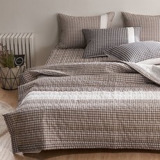 HaemilHome 細格紋泡泡紗夏季棉被組