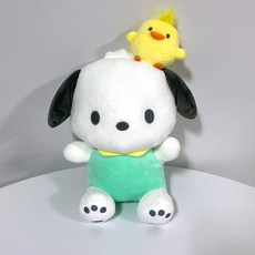 정품 산리오 인형 커플 선물 애착인형 (쇼핑백제공), 포차코, 1개, 25cm 포차코, 1개, 25cm