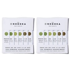 노도카 티 파우더 어소트먼트 트라이얼 6개입, 2개, 특선말차+말차+센차+현미차+호지차+일본 홍차
