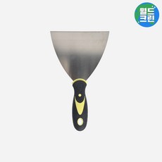 월드크린 투톤 스텐 스크래퍼 7호 120mm 껌칼 다용도 청소도구 페인트 벽지 제거 퍼티 미끄럼 방지, 투톤스텐스크래퍼7호, 1개
