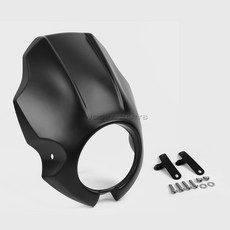 Rebel 250 300 혼다 반란군 2020-2025 헤드 라이트 페어링 마스크 커버 보호대, 02 MattBlack