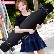 스케이트보드 롱보드 초보자용 성인 청소년 스트리트 댄스 보드 입문용 재미있는 운동 액티브한 활동성 좋은 선물용, 1개, MK 우주 플래시휠 대형 패키지
