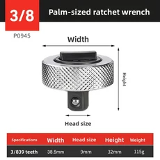 미니 조절식 래칫 렌치 빠르고 노동 절약형 알루미늄 합금 소형 휴대용 미니 래칫 렌치, 3-8, [02] 3-8