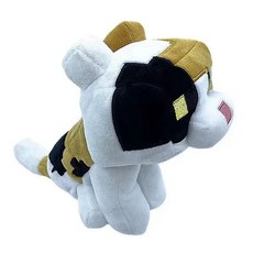 마인크래프트 캐릭터 쿠션 베개 크리퍼 애착 인형, 23cm 화이트 캣