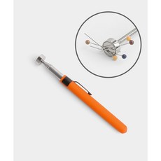 퀼트스타 롱 클리어 마그넷 스틱, 1개, 오렌지