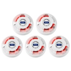 【MINIPRO台灣】TYY旗艦款住宅用火災警報器 偵煙型【國家消防認證】住警器 警報器, 5個