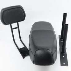 무통증 쿠션 킥보드 등받이 안장 2인용 대형사이즈, 봉둘레 2.5cm, 1개