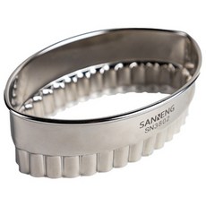 三能 SN3802 橢圓葉型切模-大 (烘焙模具/慕斯圈/餅乾模)