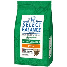 倍適選 Select Balance 狗飼料 - 成犬用雞肉小顆粒, 1個, 室內熟齡犬1.6kg送400g(隨機出)
