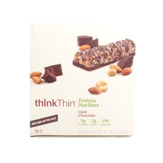thinkThin 蛋白質堅果棒黑巧克力 10 條, 1個, 400克