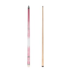 櫻影1/2分體臺球桿小頭中八中頭斯諾剋大頭美式防滑桌球桿, 1個, 櫻影粉10mm小頭