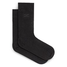 엘리자베타프랑키 로고 디테일 골지 양말