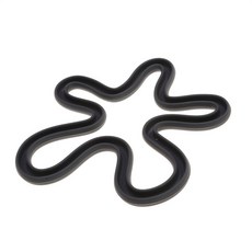 내열성 실리콘 매트 받침 냄비 미끄럼 방지 패드 테이블 플레이스 액세서리 주방 홀더, 1PC, 16 5x16 5cm, G y