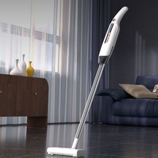 無線手持吸塵器，輕巧單手操作，多種吸頭配件，加長桿設計, 象牙白, A1