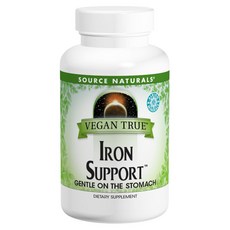 SOURCE NATURALS 素食鐵錠, 1入, 180顆