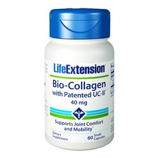 LIFE EXTENSION Bio-Collagen Patterned UC-II 40mg 小膠囊, 1個, 60顆, 1瓶