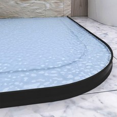 유연 부드러운 T자 실리콘 샤워부스 물막이 물막방 10cm han+8819Lw