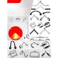 등 운동을 위한 홈짐 랫풀다운 핸들 케이블 머신 그립, 19. 블루 앵클 스트랩 2개