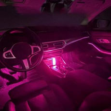 호환 미니 터치 LED 분위기 조명 RGB 차량 인테리어 터치 컨트롤 램프 트럭 차량용 USB 전원 공급