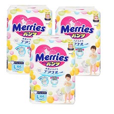 메리즈 프리미엄 팬티형 일회용기저귀 남여공용, 대형(L), 132매