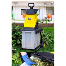 美達斯110V/220V 2500W大功率電動碎枝機：園林碎木機，高效樹枝粉碎，安全耐用, 2500W箱子款碎枝機（110V）+3米