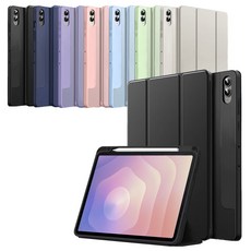 케이스나라 갤럭시탭 S11 / S11 Ultra 울트라 호환 S펜슬 수납 케이스 북커버 플립, 그레이, 1개