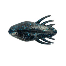 BIG BITE BAITS 6.4cm(2.5인치) Best Skipper Ever / 8팩/바마 버그, BLACK & BLUE