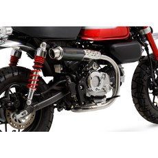 【安全屋】日本 MORIWAKI MONKEY125 全段排氣管 ZERO UP HONDA 全段 排氣管 JB05, BP-X (珍珠黑) (請先詢問庫存), 1個
